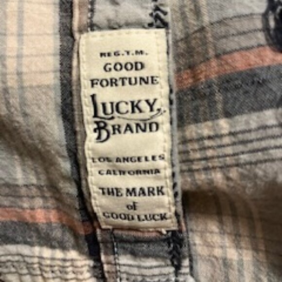 Lucky Brand Western Snap L/S Shirt  Size M  Classic Fit - Picture 7 of 8